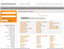 Tablet Screenshot of domeniarstwo.pl